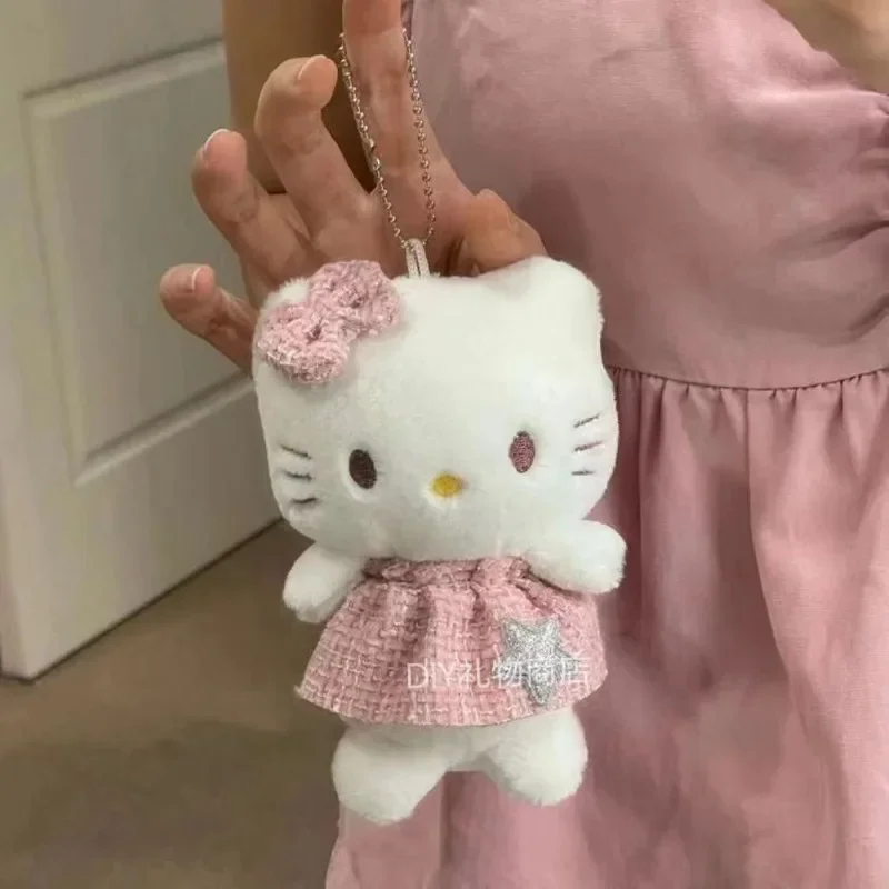 Sanrio süße kreative Hello Kitty kreative Auto Schlüsselanhänger Kinder Schultasche Anhänger Mädchen Herz Anime periphere Urlaubsgeschenke