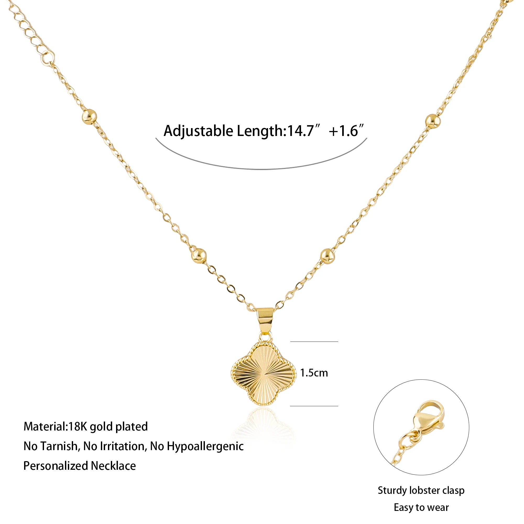 Romantisches 2-teiliges Schmuckset mit Anhänger, Halskette und Ohrringen, perfekt für Frauen, Bräute, Hochzeiten, Geschenke und Mädchen-Geburtstage – Detail 9