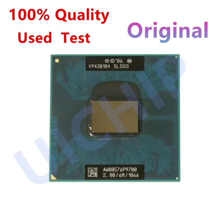 

Оригинальный двухъядерный двухпоточный процессор Core 2 Duo Mobile P9700 SLGQS 2,8 ГГц, 6 м, 25 Вт, разъем P