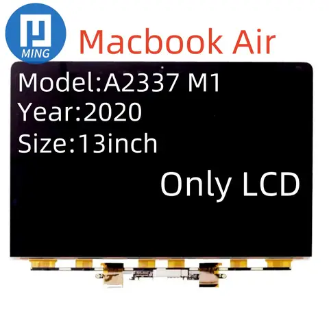 Late 2020 New A2337 LCD Only for Macbook Air Retina 13.3" M1 A2337 lcd screen Panel EMC 3598 MGN63 MGN73