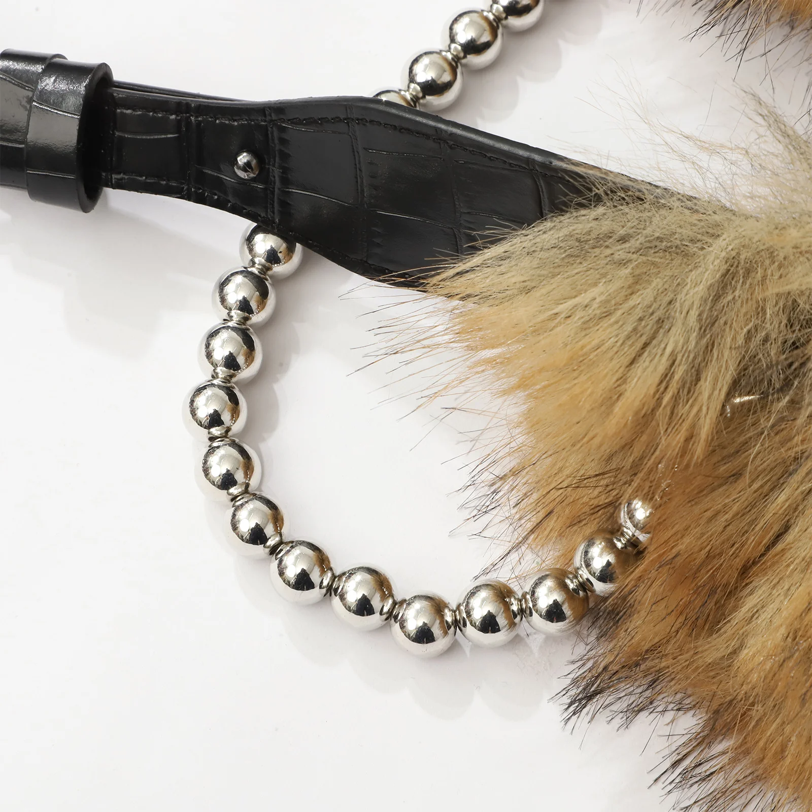 Ceinture en Fourrure Artificielle en Faux Cuir Unisexe, Accessoire de Costume Réglable pour la Photographie Cosplay, Style Rétro Vintage Médiéval Viking, 1 Pièce