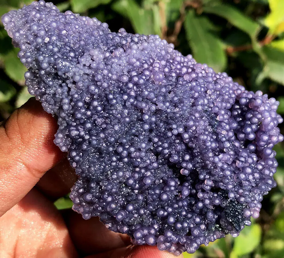 

Natural Grape Agate Crystal Quartz Mineral Specimen Reiki Healing