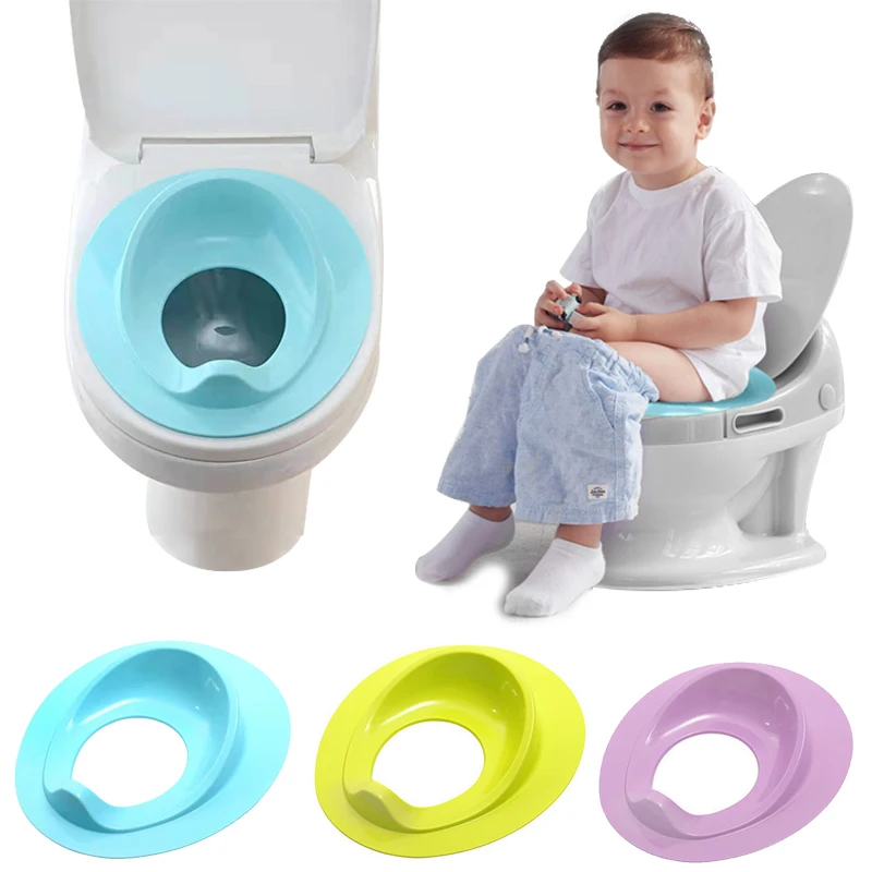 Portable Kids Travel Potty Seat Pad Baby Solid Toilet Training Seat Cover Toddler Urine Assistant Cushion Children Pot Seater