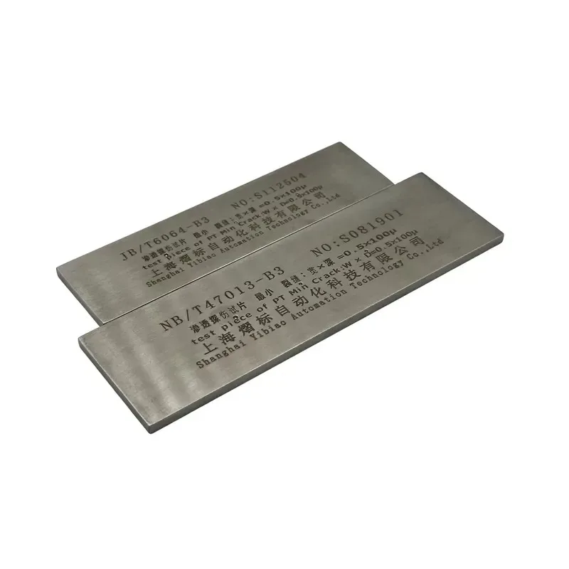 Hot Sale NB/T47013 Penetration Testing Standard Test Block PT Stainless Steel B3 Chrome Plated JB/T6064-2006