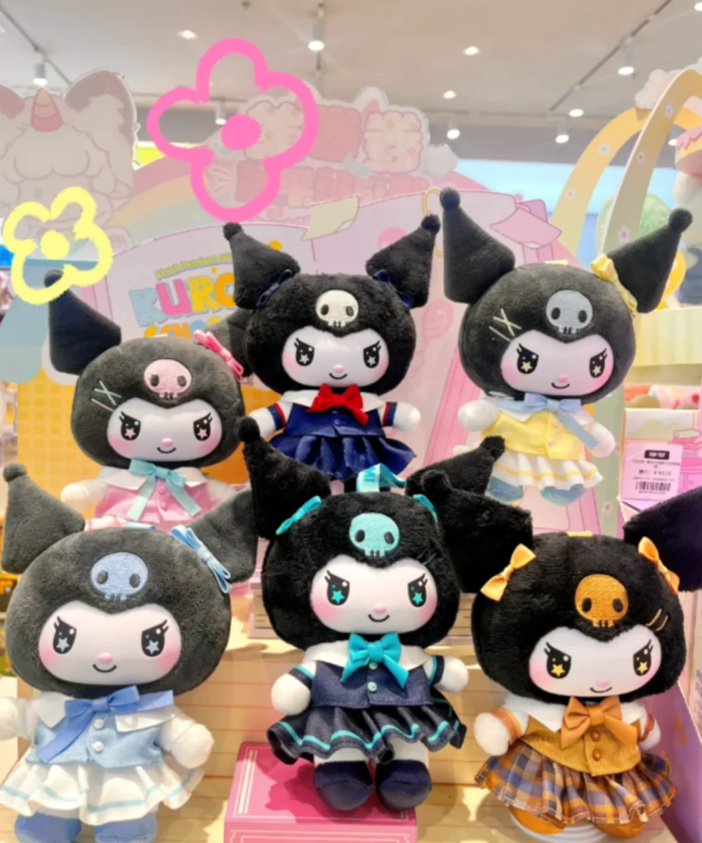 

Genuine Kuromi School Life Series Mystery Box Kuromi Kawaii Vinyl Bag Pendant Doll Blind Box Cute Toy Birthdaygirl Gifts