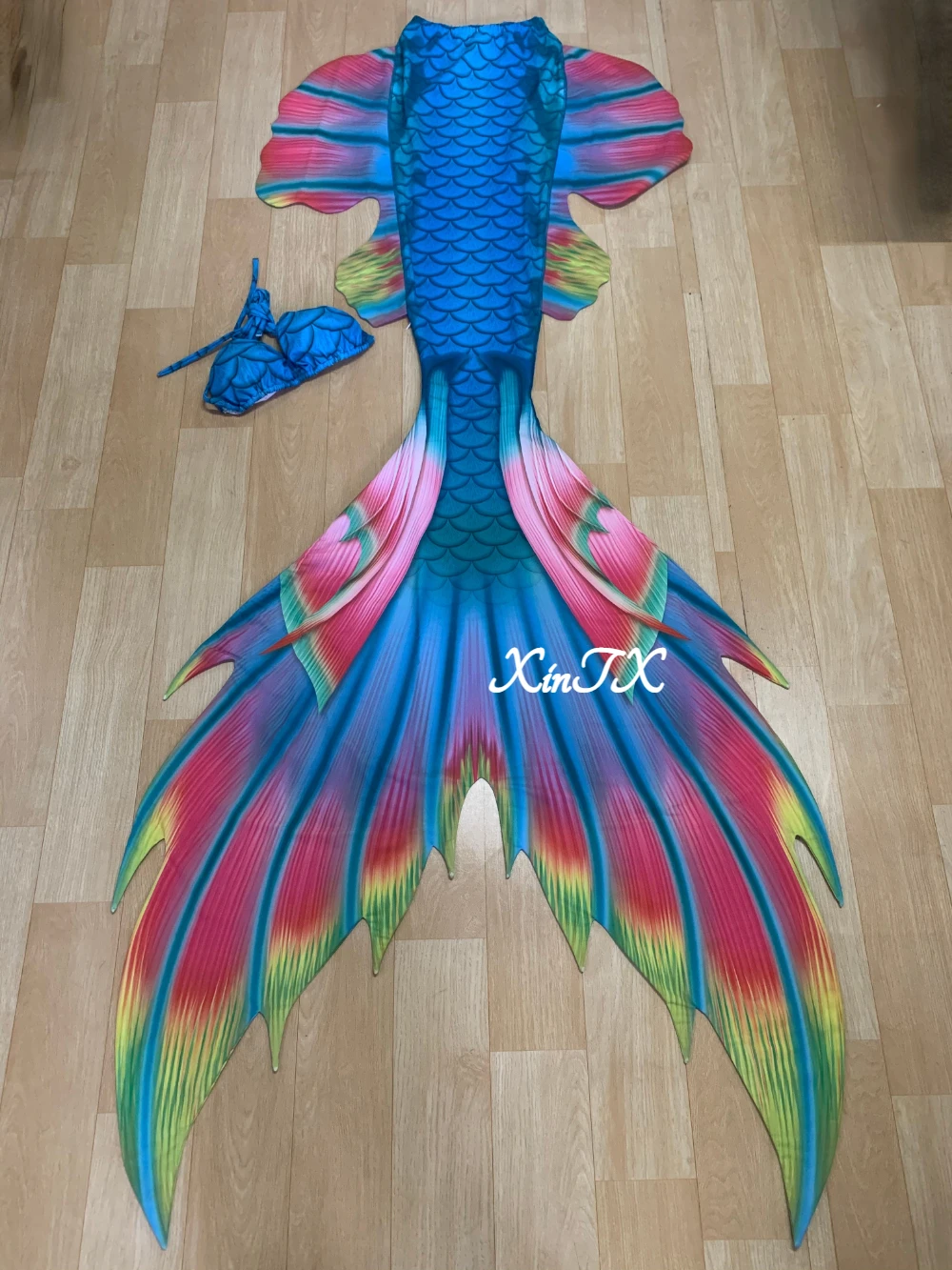 NEW!HD Diving Beautiful Cosplay Adult Women Men Large Tail Skin Swimsuits Photo Props Summer Vacation Big Mermaid Beach Costumes