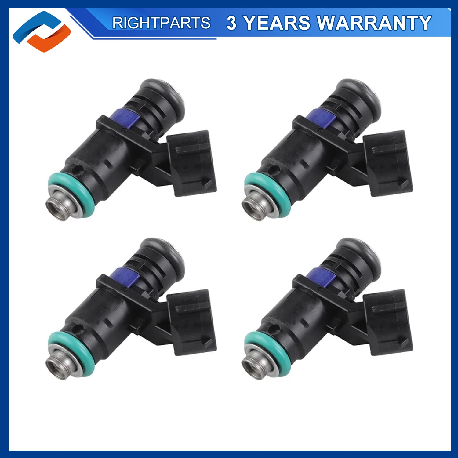 4pcs 04E906031E Fuel Injectors For VW Polo Van 6R FWD 1.2 TSI 1.4 TDI 04E 906 031 E