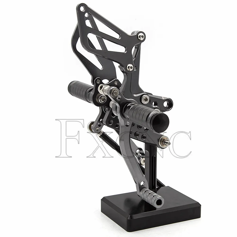 For Suzuki SV650S 1998-2014 Motorcycle Foot Pegs Pedal Rearset Rear Set Adjustable Aluminum Footrest For GSXR1000 K1 K2