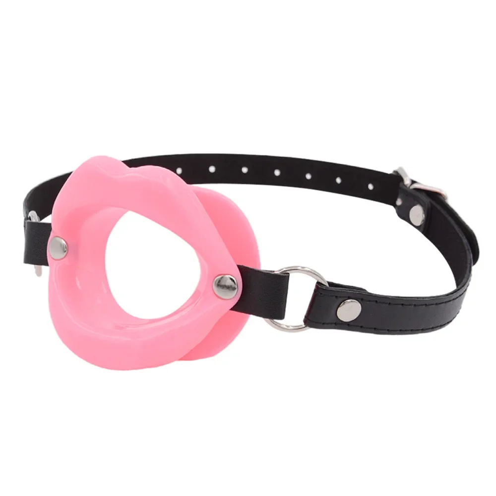 Adult Games Silicone Lips O Ring Open Mouth Gag Oral Fetish Obedient Slave BDSM Bondage Restraints Cosplay Sexy Toys Accessories