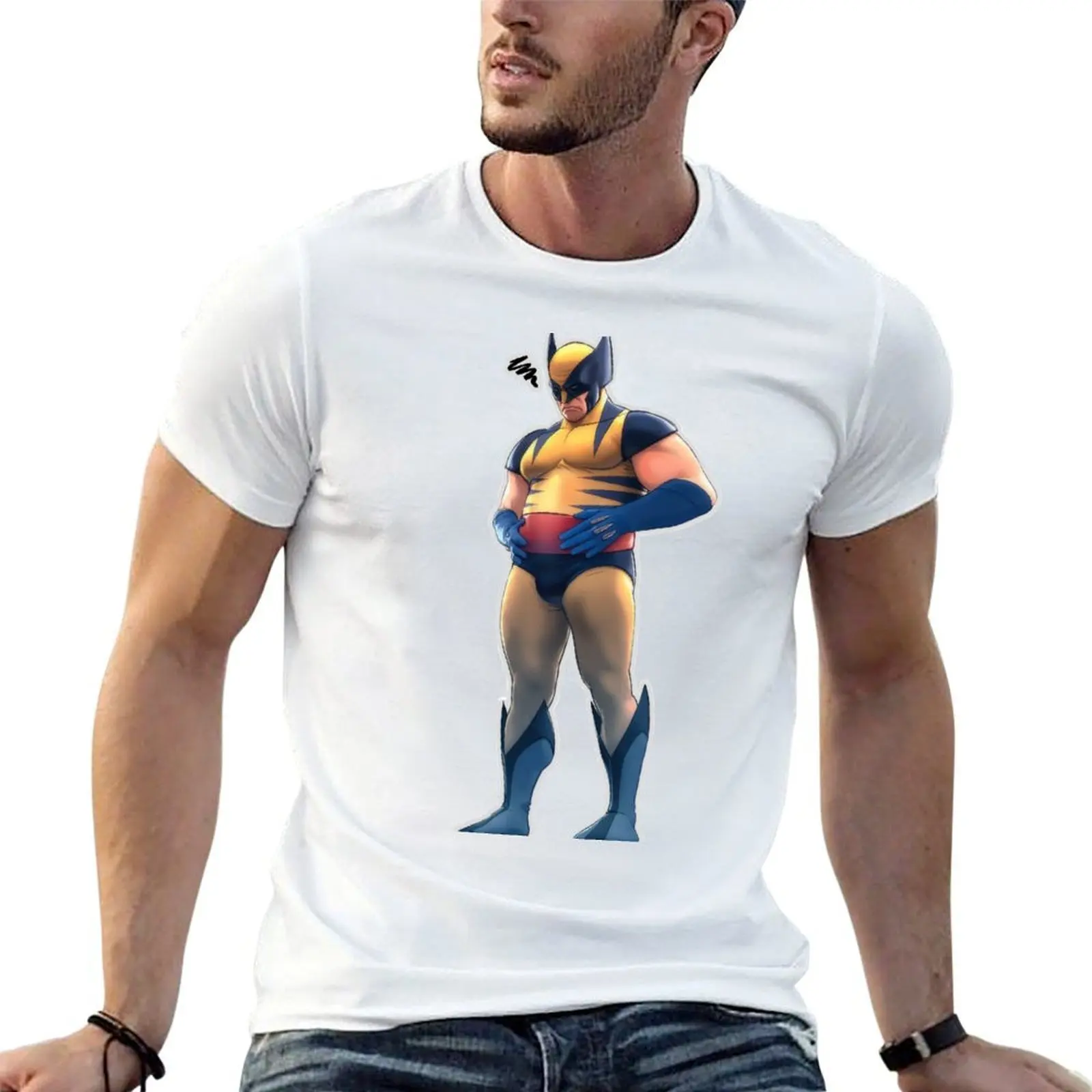 

Dad bod Logan T-Shirt t shirts for man pack white t shirts for man cotton funny essential t shirt T-Shirt