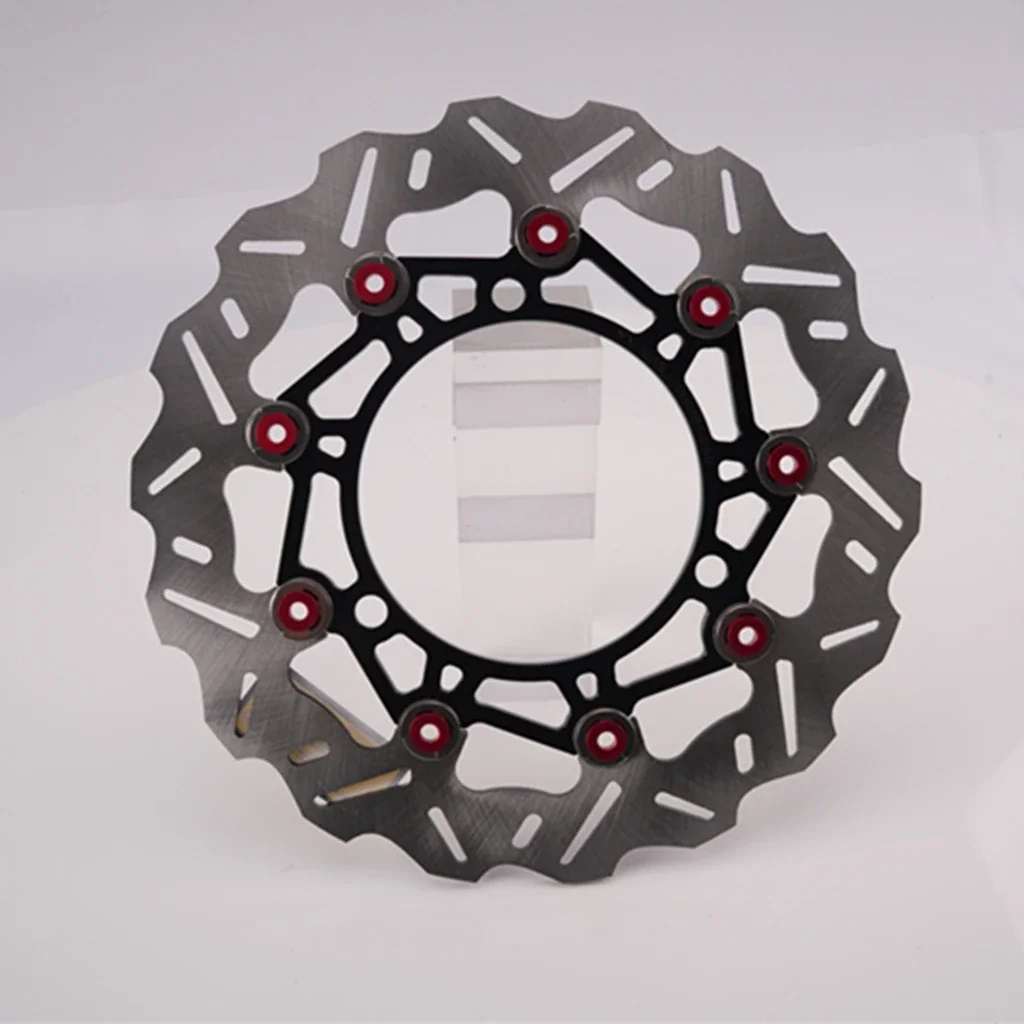267MM Brake Disc For YAMAHA NMAX155 Floating Wave Disc CNC Aluminum Alloy Wave Rotor Caliper Adapter Kit 2017-2024