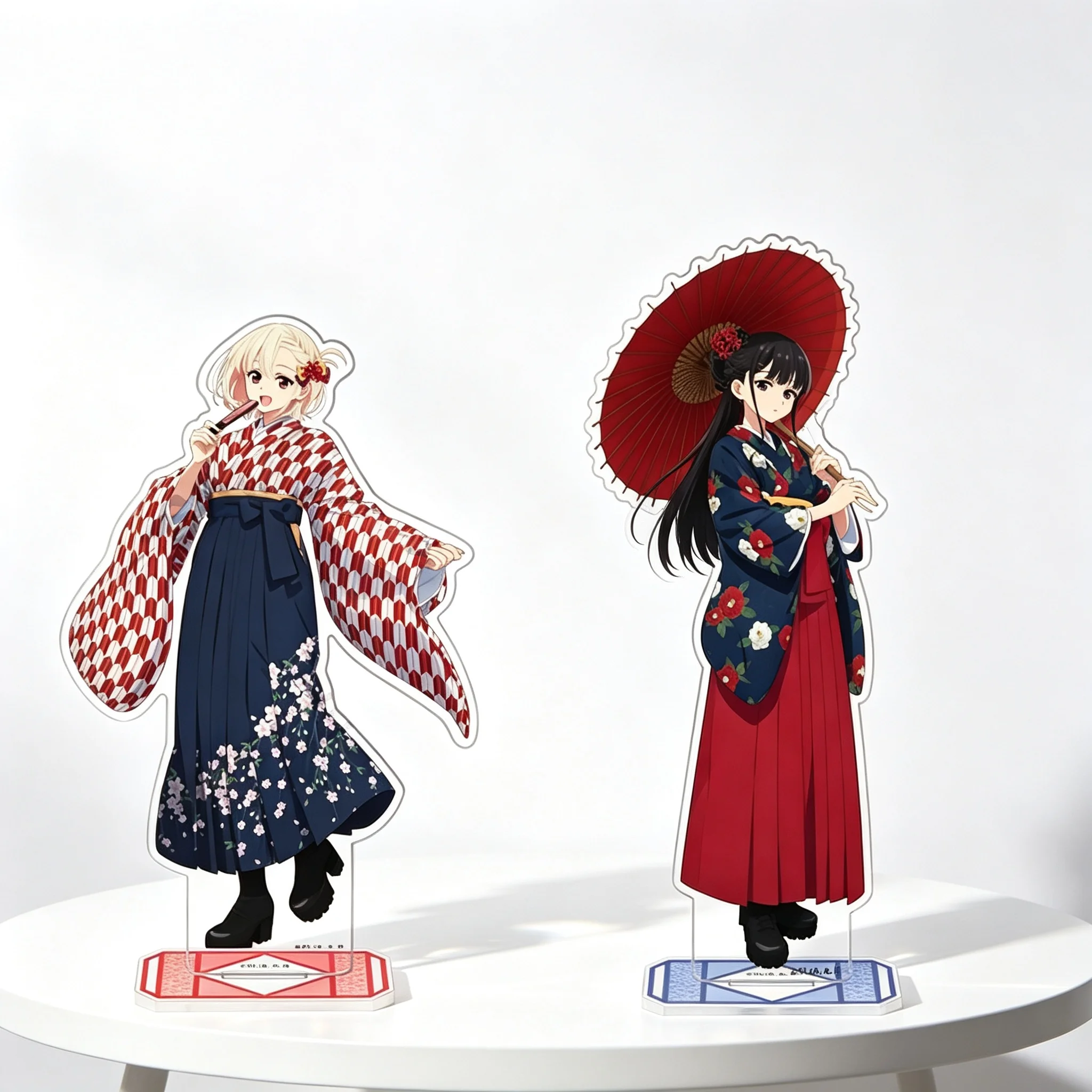 Anime Lycoris Recoil Feng Modern Series Chisato Nishikigi Takina Inoue Acrylic Stand Model Plate Keychains Desk Decor