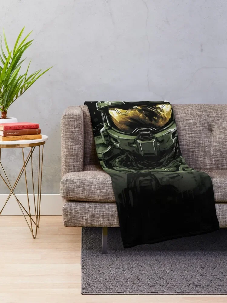 Master Chief Throw Blanket Blankets Sofas Of Decoration Summer Beddings Polar Blankets