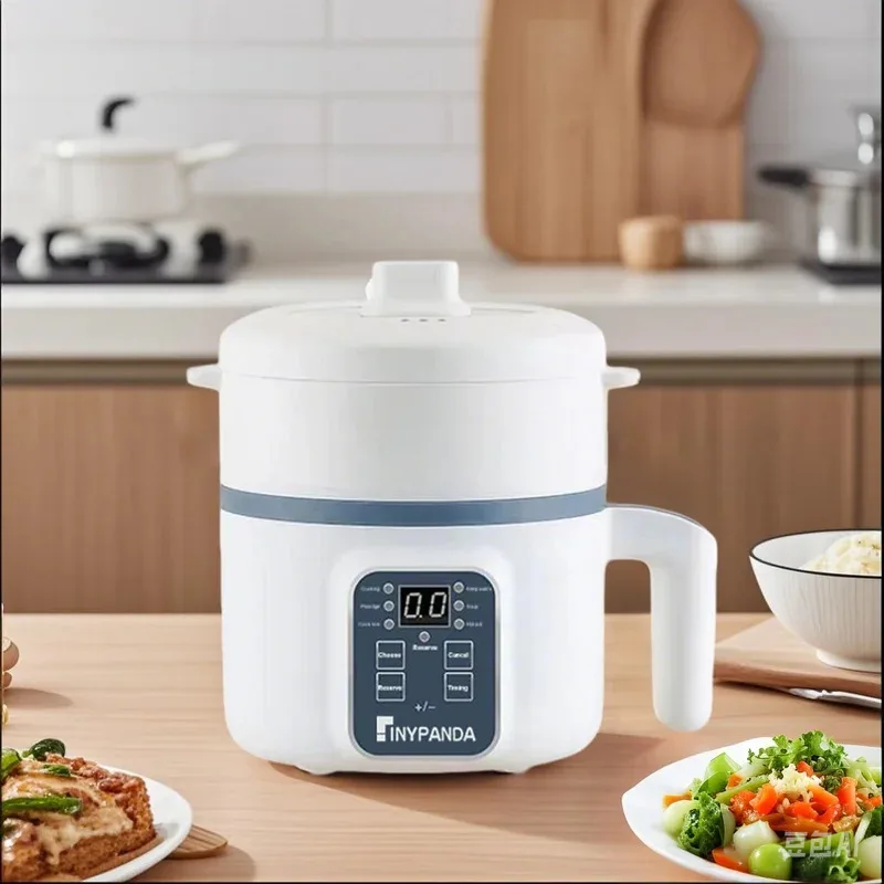 Mini Electric Rice Cooker Single Double Layer Intelligent Automatic Home Kitchen Cooker 1-2 People MultiCooker Steamed Rice Pot