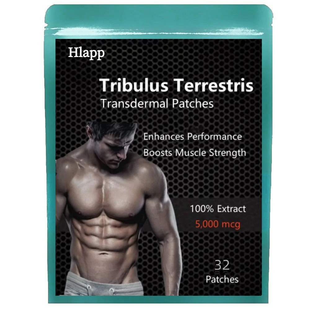 Bulgarian Tribulus Terrestris 5000mcg - Testosterone Booster Transdermal Patches. Patches Made in USA.