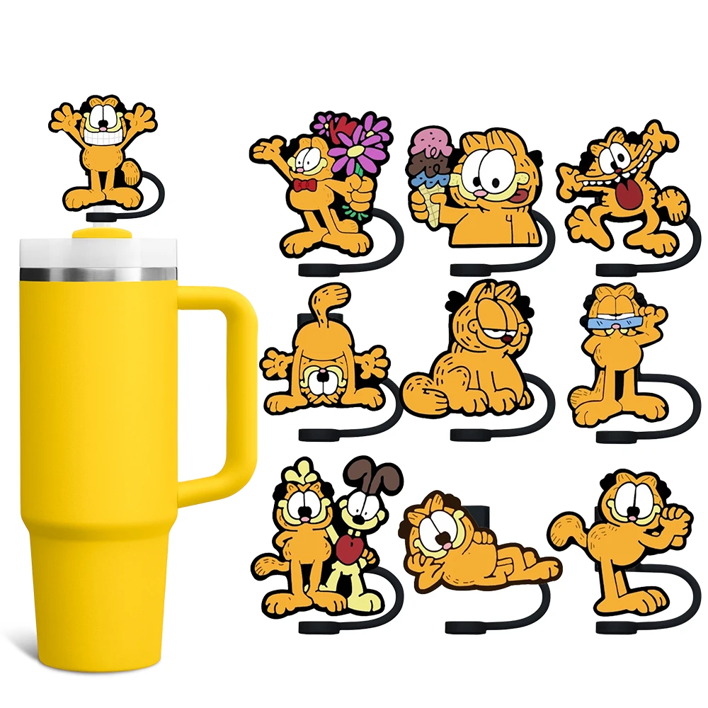 

Hot Toys Straw Cover Cap Cartoon Drink 8-10MM Straw Plug Splash Proof Drink Fashion Straw Charm Fit Cup Straw Cap Pendant Gift