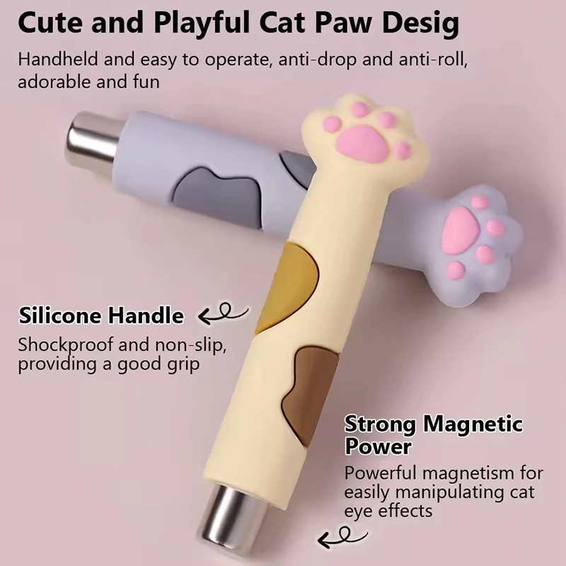 جديد الكرتون القط باو قلم مغناطيسي قوي عين القط المغناطيس عصا مسمار الفن قضيب مغناطيسي ل عين القط مسمار الفن مانيكير DIY تصميم أداة #4