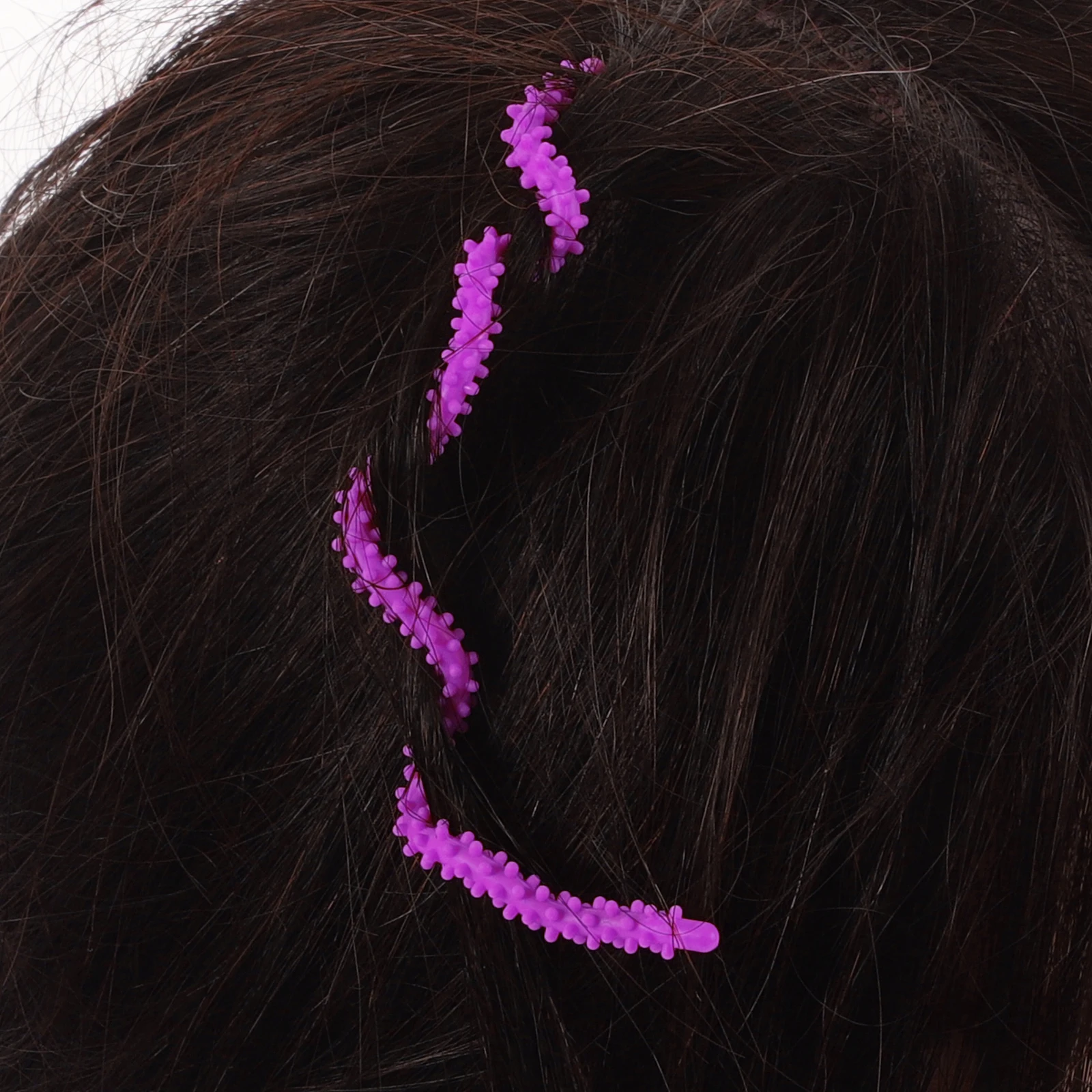 Varillas permanentes en espiral para mujer, herramientas para rizador de pelo, Gel de sílice, juego de varillas flexibles para permanente, peinado de cabello rizado, uso en viajes, 10 Uds.