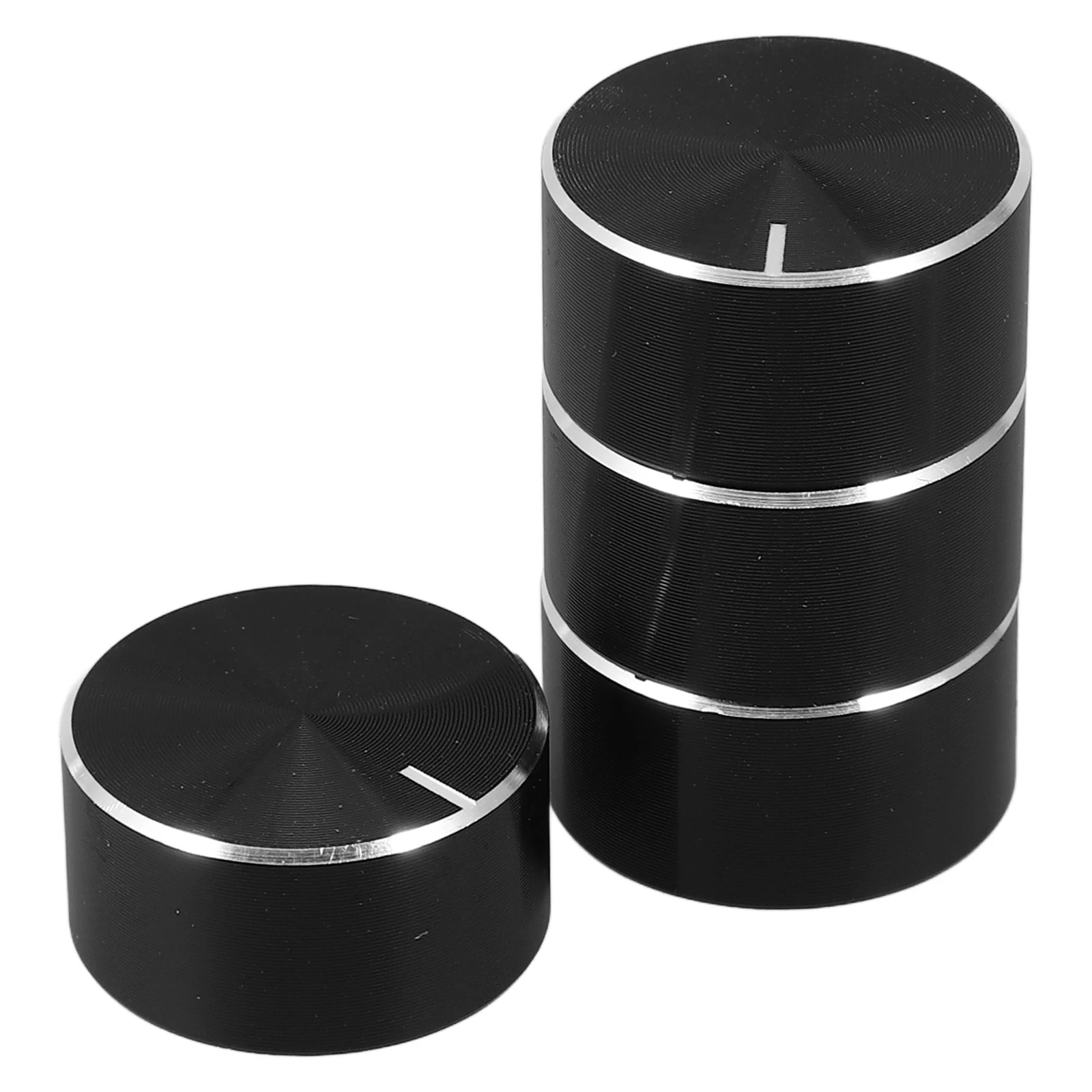 

4pcs 6mm Shaft Volume Knob Caps 20x10mm Amplifier Knobs Durable Aluminum Guitar Bass Speaker Tuner Potentiometer
