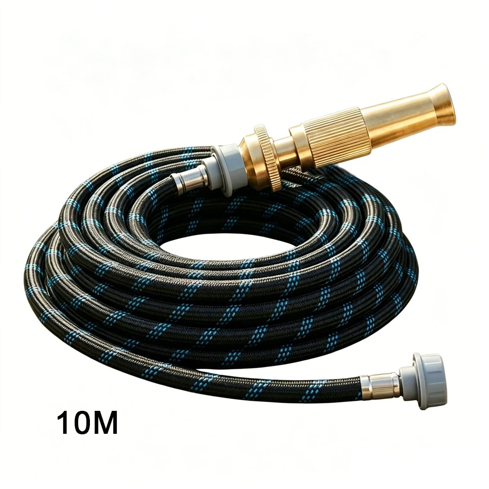 Garde Hose Sprayer Kit With Brass Sprayer Dual-Head Connection For Car Washing Quick Connect Fitting For Yard Lawn Car Washing