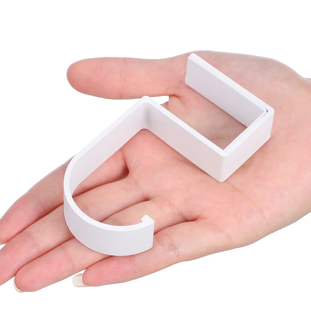 

2pcs Hooks Bag Purse Purse Hanger For Table Hanger White Clamp Handbag Holder Coat Mount Backpack Storage Solution