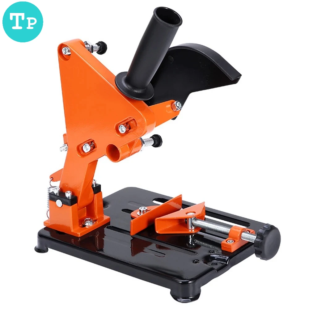 Tp Angle Grinder Stand Holder Woodworking Tool DIY Modified Cutting Machine Stand Grinder for 100-125mm Angle Grinder Tool