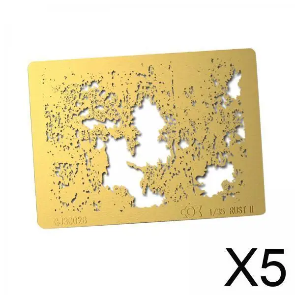 

Brass Painting Template for Model Hobby Miniatures to Paint Airbrush Plate DIY Craft Stenciling Kit