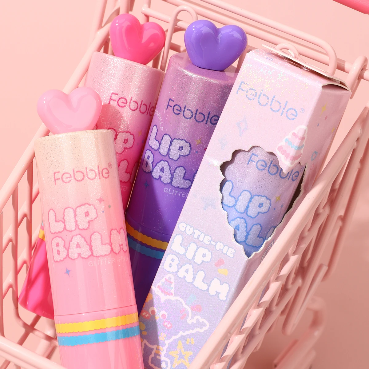 FEBBLE lip balm is a natural moisturizing lip gloss with multiple functions of nourishing the lips, creating hydrated and chubby