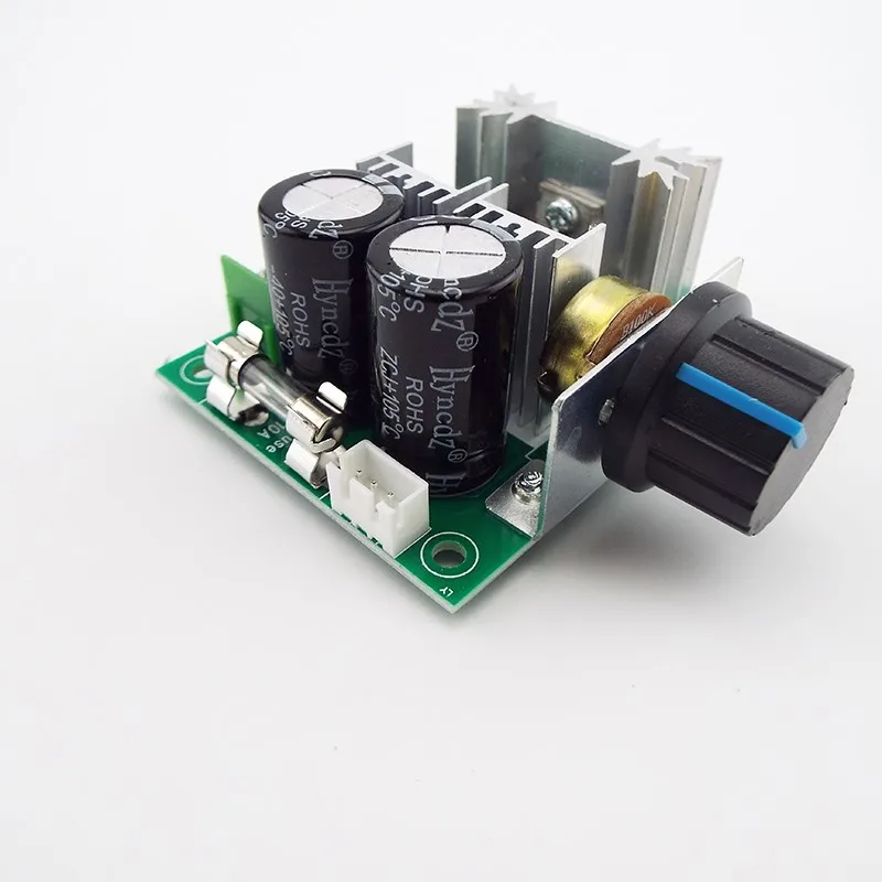 DC 12V 24V 30V 40V 13KHZ Auto PWM DC Motor Adjuster Regulator Governor Speed Controller Switch 10A 50V 1000uF A5