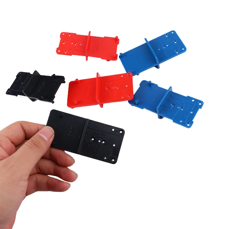 Woodwork Puncher Tool, 28/35-37mm Plastic Guide for Cabinet Hinge Hole Installation