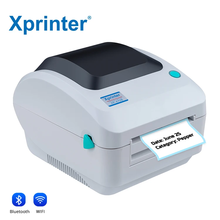 Xprinter 470B 4inch/118mm Label Maker Thermal Printer 4x6 Shipping Express Label Sticker High speed Printer for Logistics