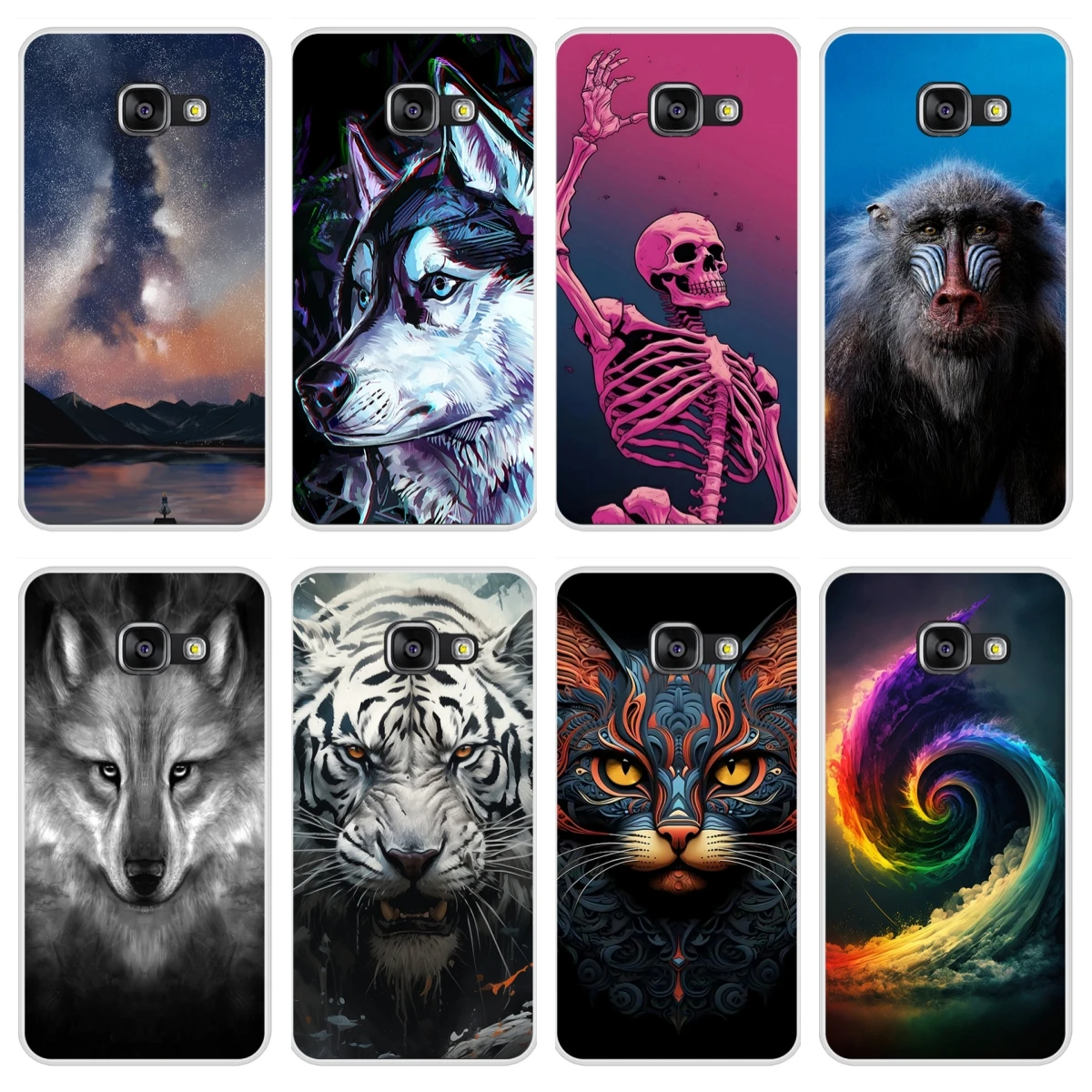 Soft Silicone TPU Case For Samsung Galaxy A3 A5 A7 2016 2017 Back Case For Samsung A310 A320 A510 A520 A710 A720 Phone Cove