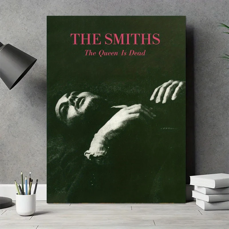 Moderne Smiths Album Cover Leinwanddrucke Queen Dead Portrait Wandkunst Poster für Wohnzimmer Schlafzimmer Badezimmer Küche Home Dec