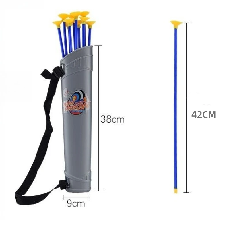 10/20 piezas flecha de tiro con ventosa 42cm para niños principiantes práctica de seguridad interior y exterior tiro con arco juguete de regalo para niños