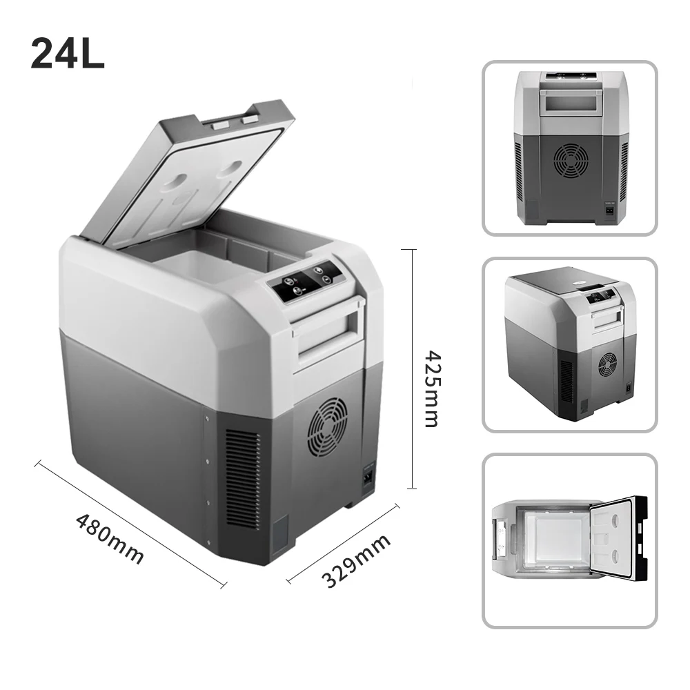 Best-selling high-grade food-grade material compressor freezer 25 liters refrigerator mini car refrigerator