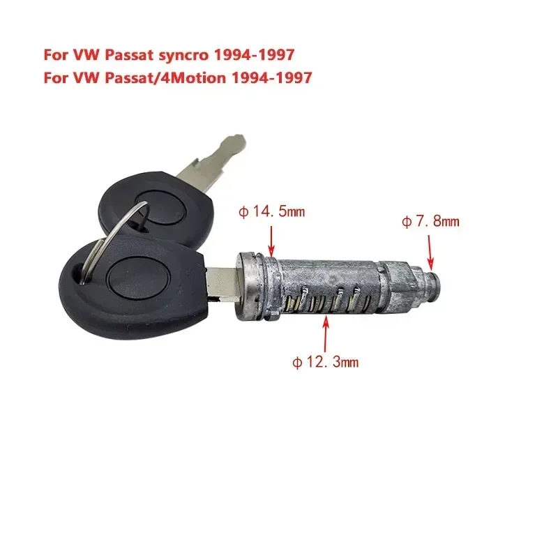 Suitable for Volkswagen Passat B4 1994-1997 Exterior Door Handle Repair Kit Rubber Mat Key Lock Cylinder