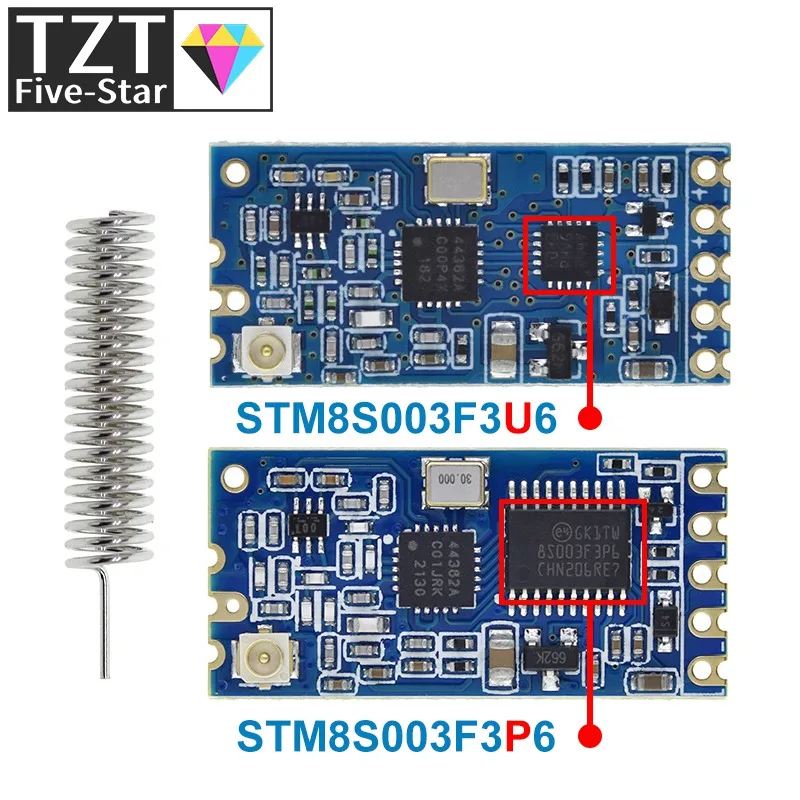 TZT  433Mhz HC-12 SI4463 Wireless Serial Port Module 1000m Replace Bluetooth NEW