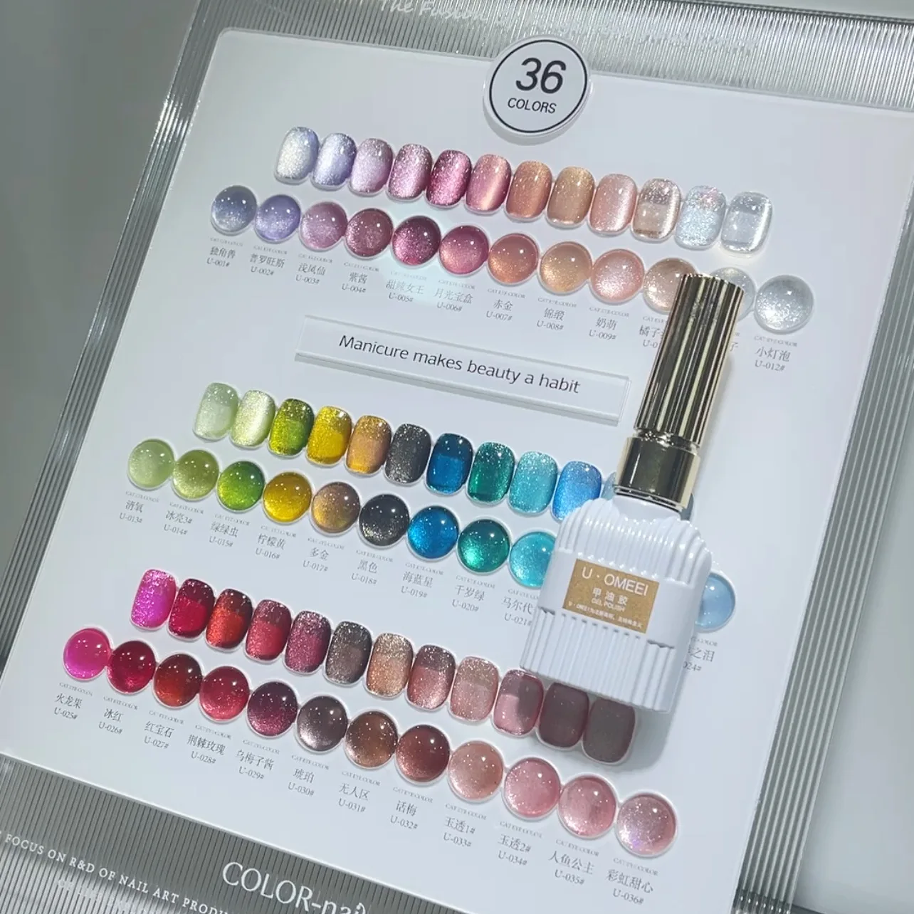 User demonstrating UV/LED gel polish application