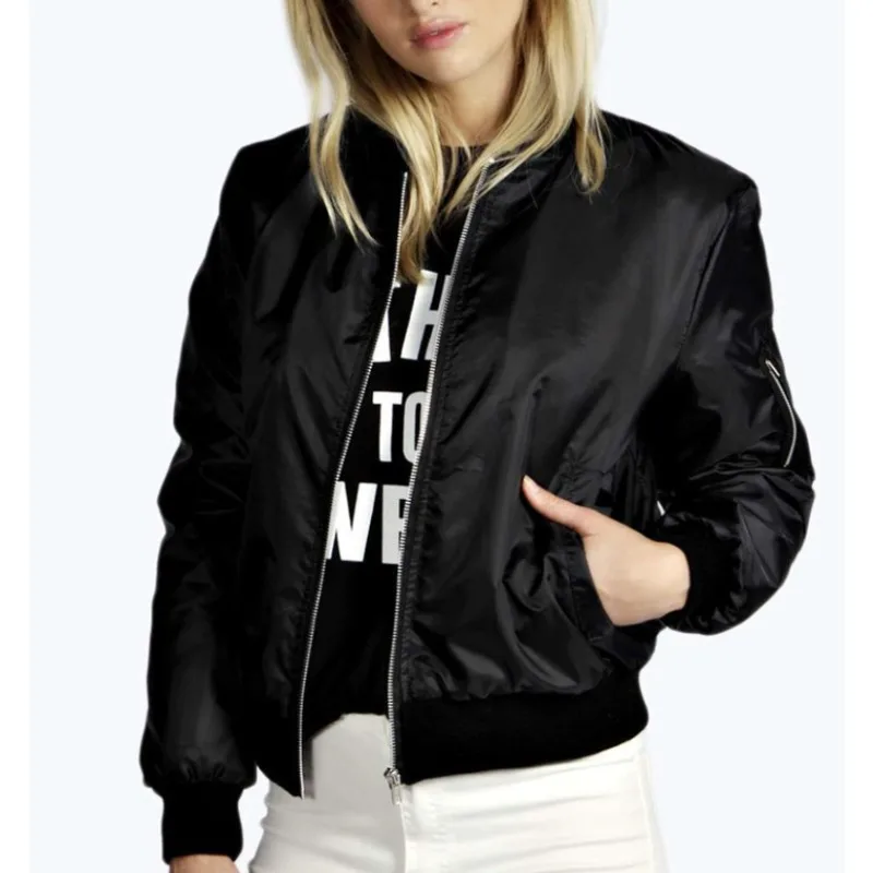 2025 الأوروبية والأمريكية الخريف والشتاء موضة جديدة قصيرة جاكيت زيبرا سترة المرأة #2