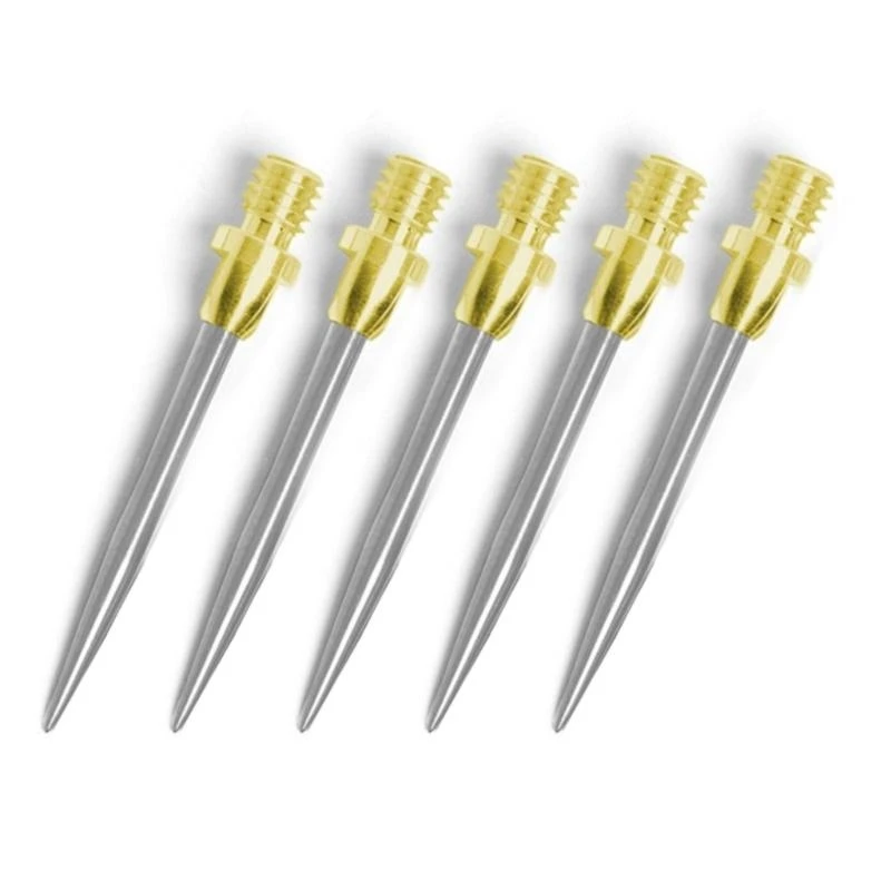 

5Pieces Profession Replaceable Steel Tip 2BA Thread Needle Accessory