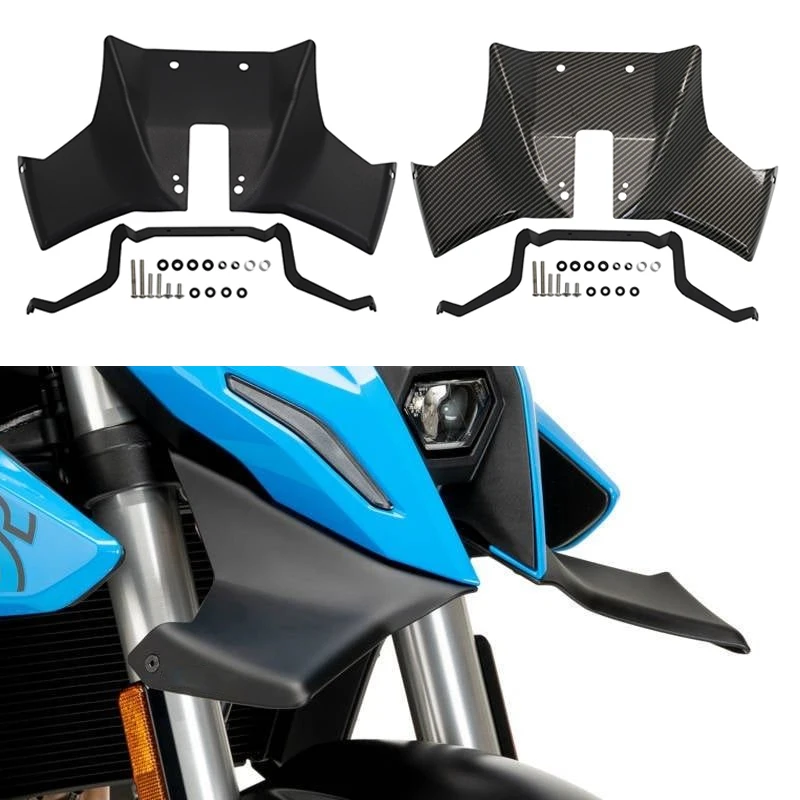 

Motorcycle Front Wing Spoiler Downforce Naked Aerodynamic Fairing Winglets For Suzuki GSX-8S GSX8S 2023 2024 2025