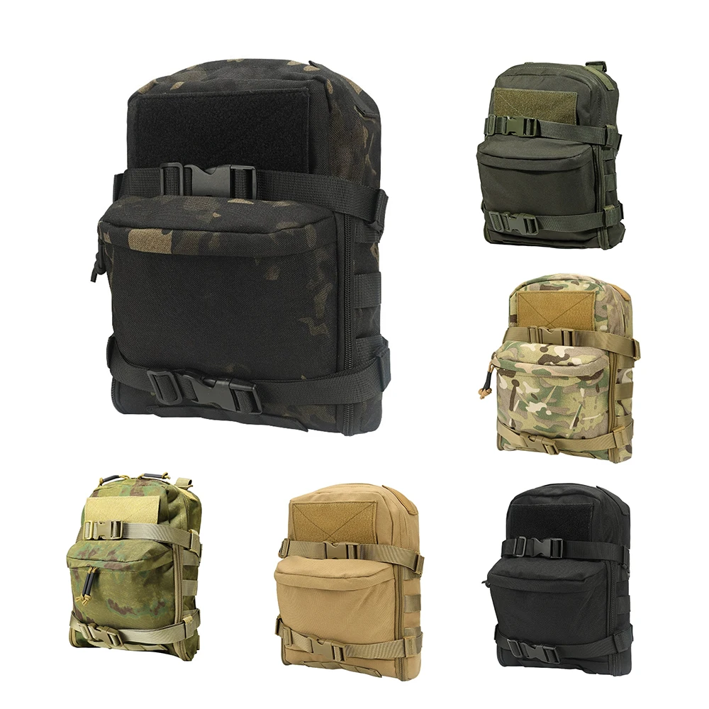 

Military Tactical Hydration Backpack Outdoor Water Pouch with Molle System for Assault Vest Plate Carrier Gear Hunting Airsoft
