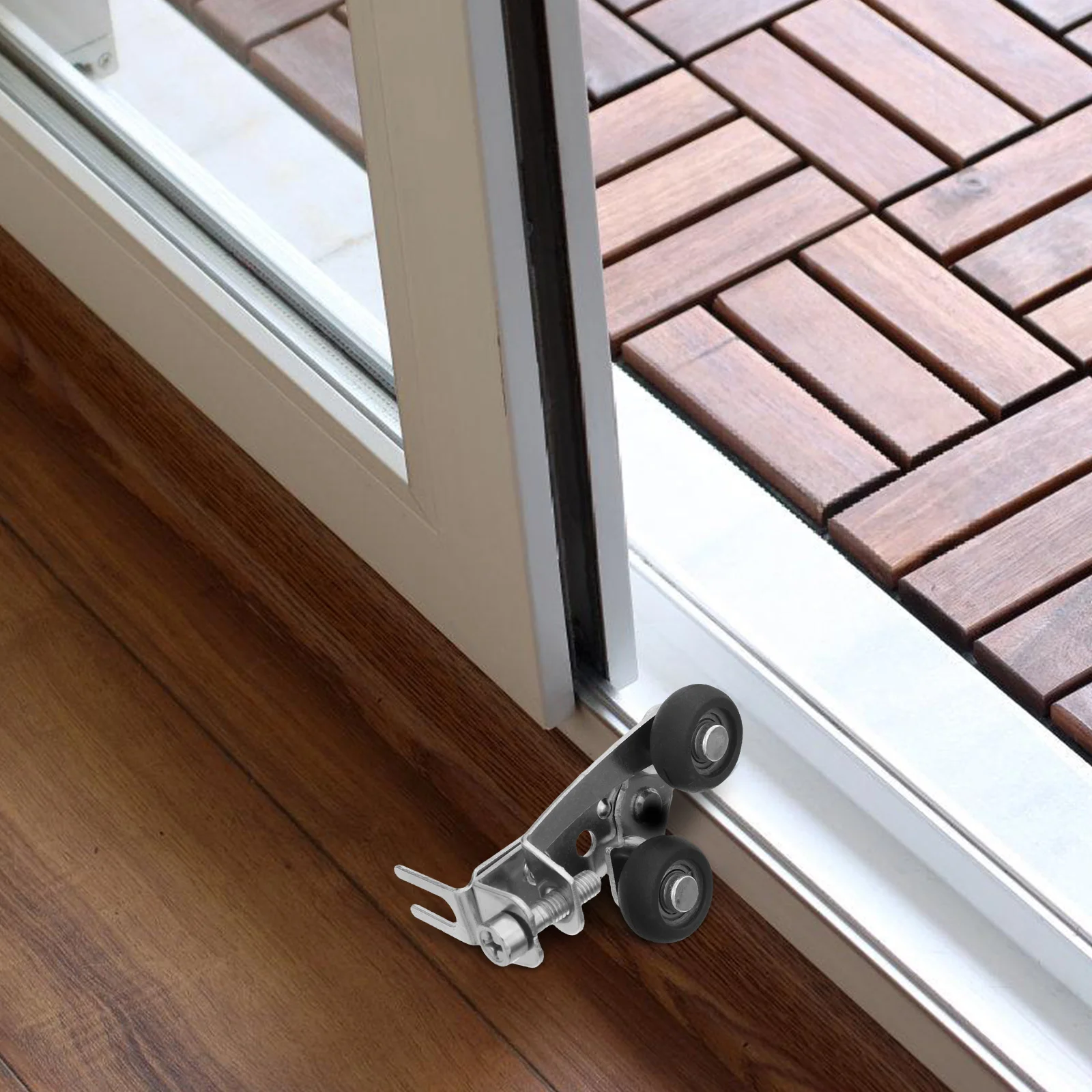 

Adjustable Wardrobe Sliding Rollers Closet Door Pulley Cabinet Guide Wheels Nylon Antisway Stable Smooth Heavy Duty