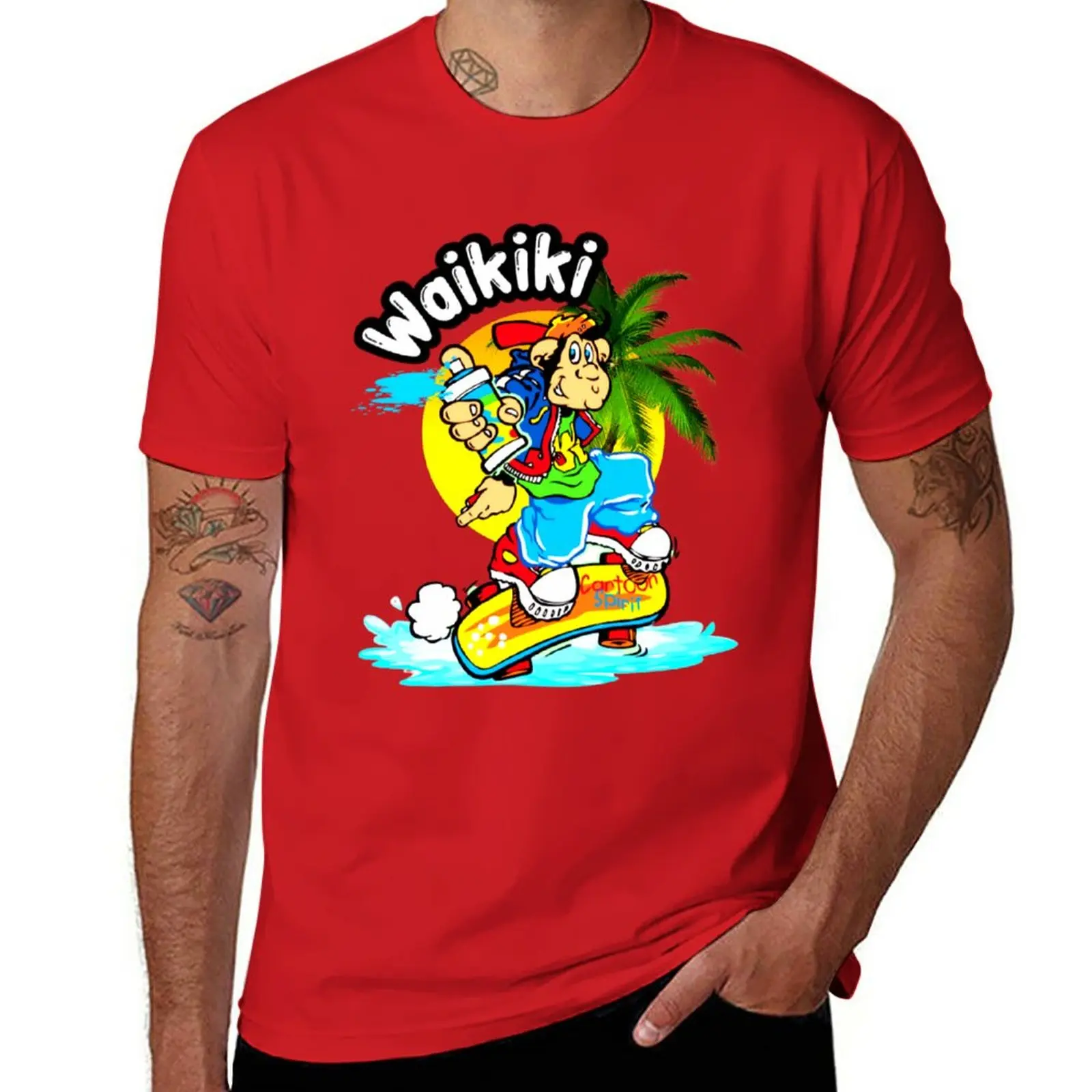 

New Waikiki, friends T-Shirt cute clothes man clothes men graphic t shirts