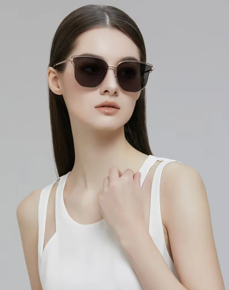 

Fashion Trends High Definition Nylon Sunglasses Woman Cute Rectangle Eyewear INS Retro Sunglasses Driving Shades Women UV400 New