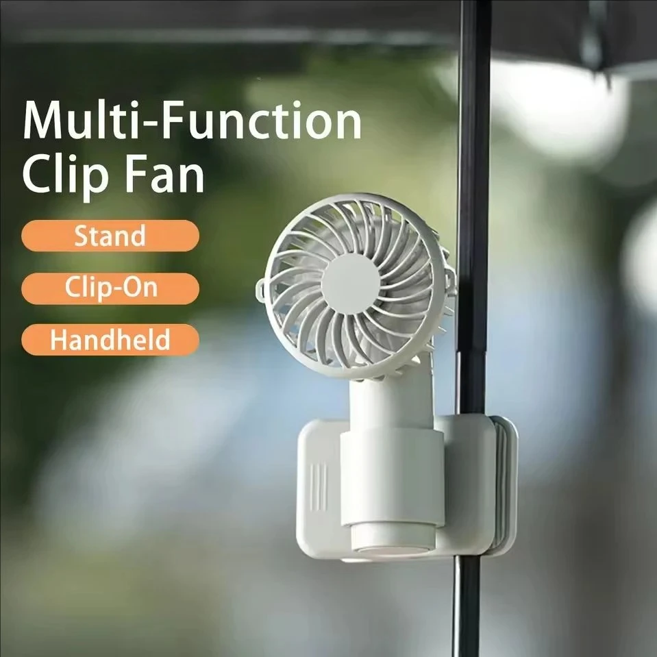 

Xiaomi Portable Mini Clip Fan USB Rechargeable Hand Held Fan Small Pocket Fan 3Speeds 1000mAh Multifunctional fan Ourdoor
