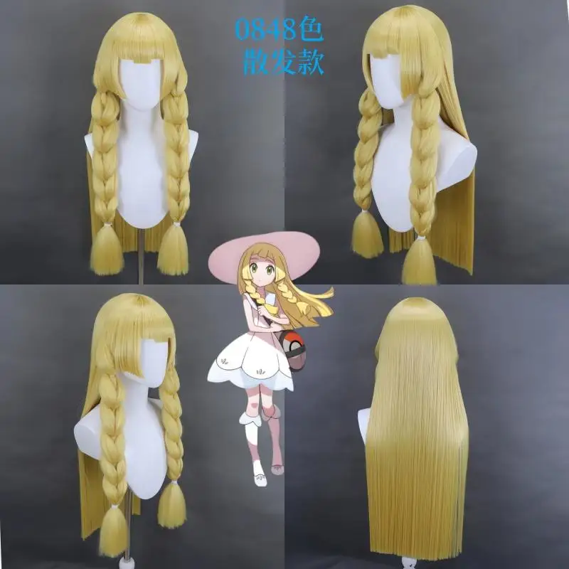 Heat Resistant fiber Cosplay Wig for Pokémon Lillie 3