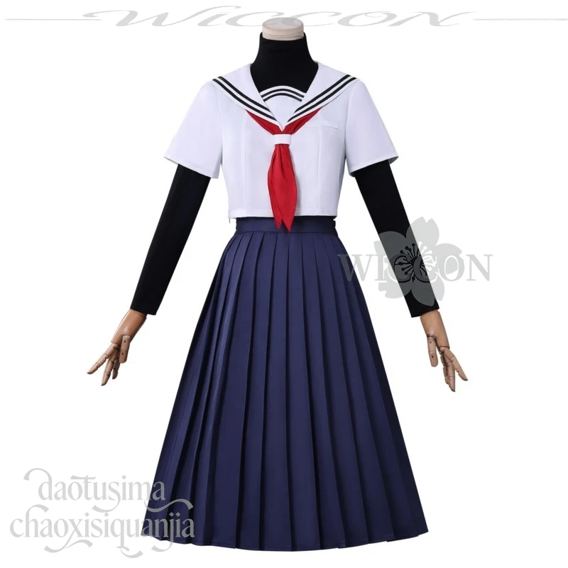 زي Yaotose Hinako Anime التأثيري الياباني JK زي مدرسي فستان طويل مع قميص داخلي لجميع القديسين - "هذا الوحش يريد t #6