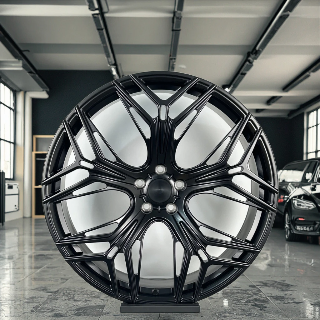 Custom Forged 19-Inch High Quality Automotive Wheels Deep Dish Spokes Bolts 20mm New 4 Pieces Made Premium Aluminium Alloy