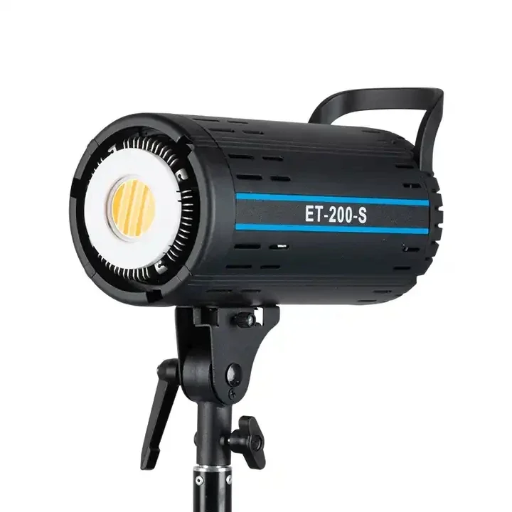 Nieuwe ET-200-S Bi Color Led Cob Studio Film Accessoires Cool Licht Industriële Softbox Doorlopende Verlichtingsset Voor Fotostudio